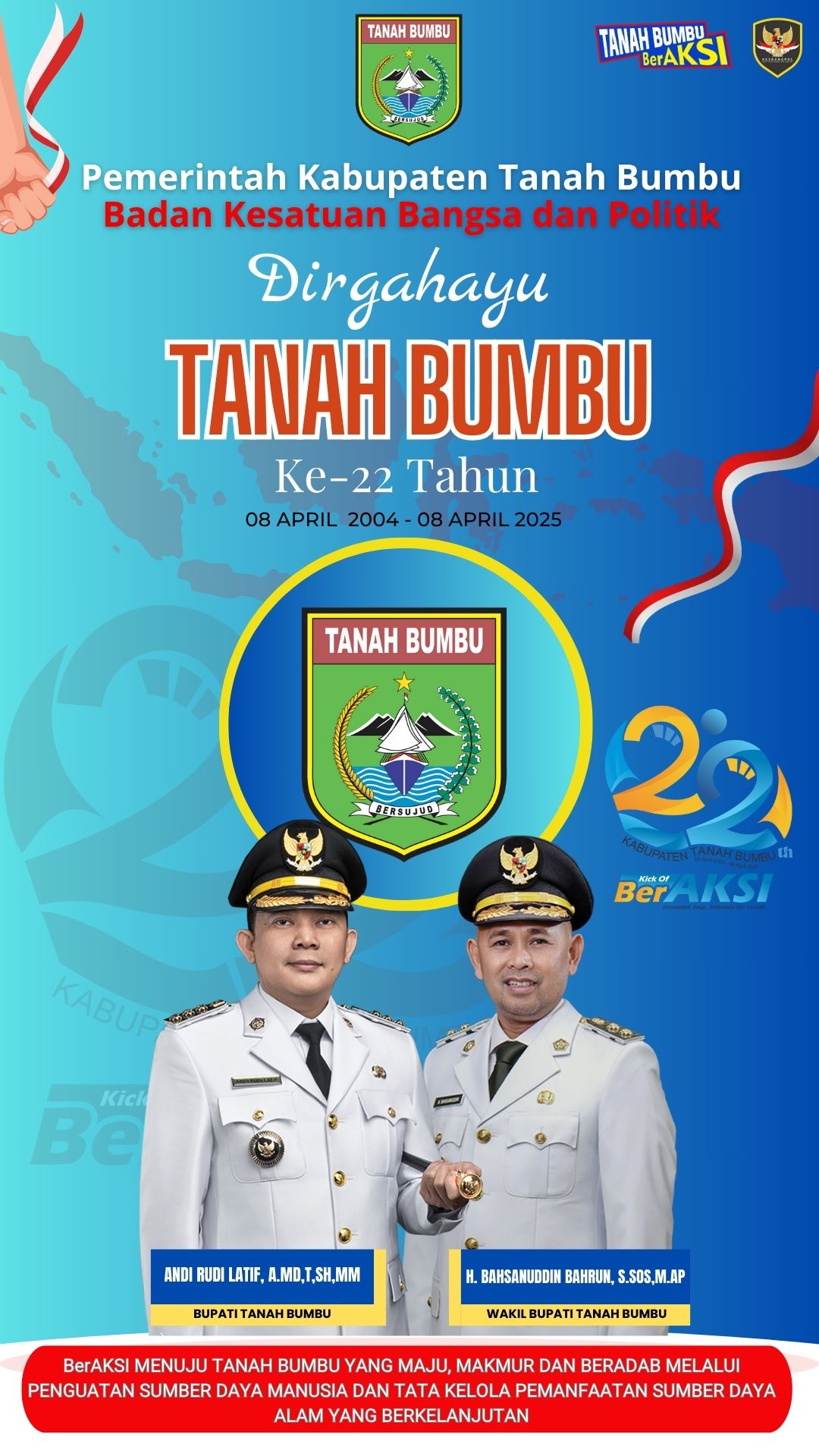 SELAMAT HARI JADI TANAH BUMBU KE-22 TAHUN 2025