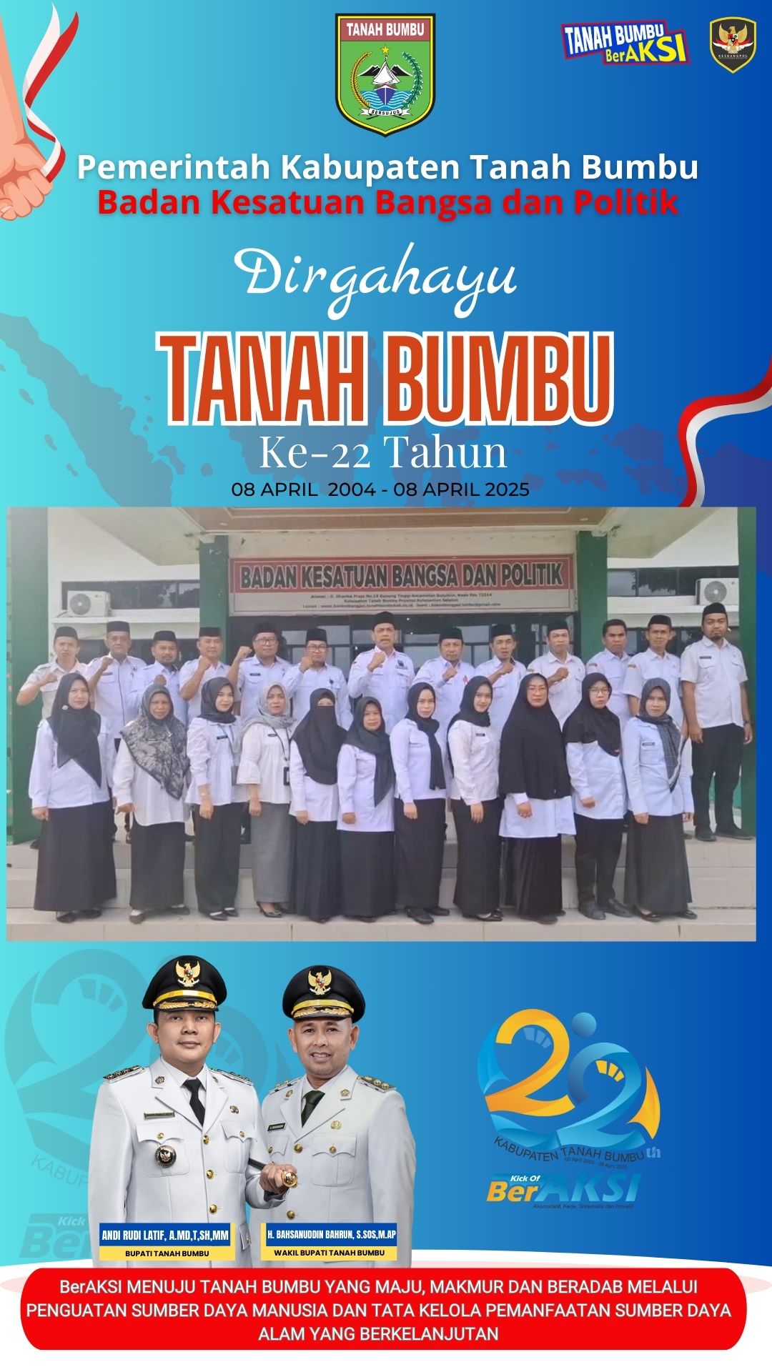 SELAMAT HARI JADI TANAH BUMBU KE-22 TAHUN 2025