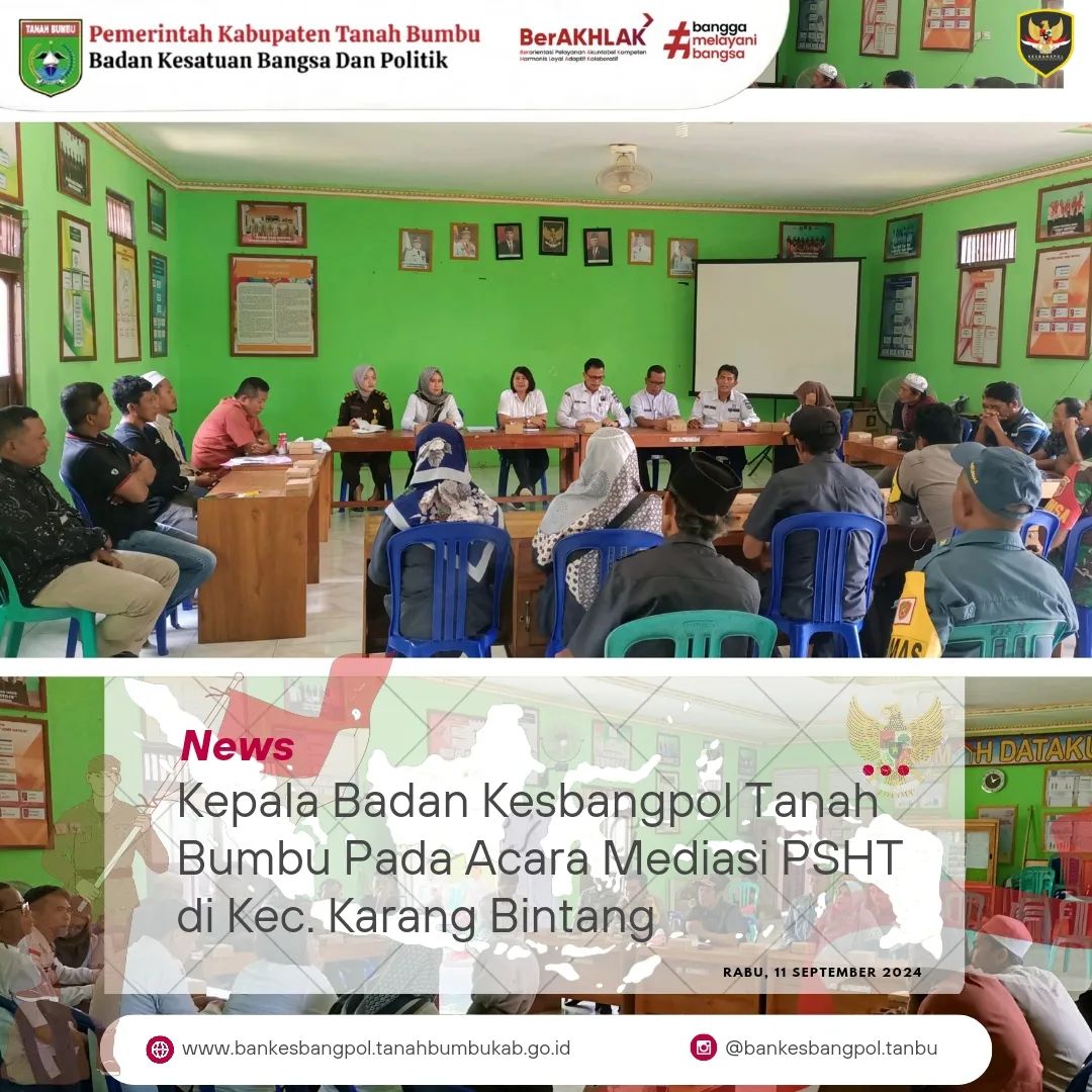 MEDIASI PSHT DI KEC. KARANG BINTANG