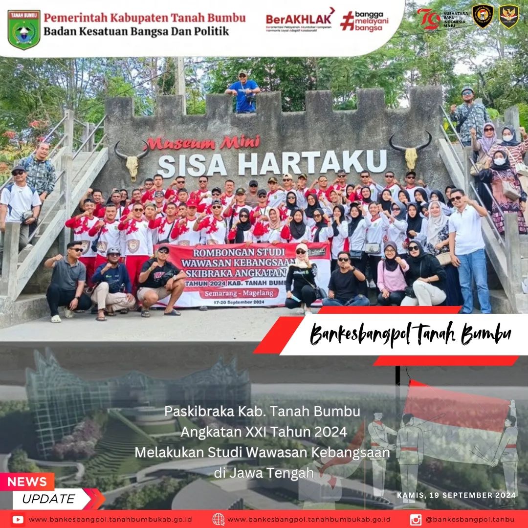 STUDI WASBANG PASKIBRAKA XXI TAHUN 2024 KE MERAPI