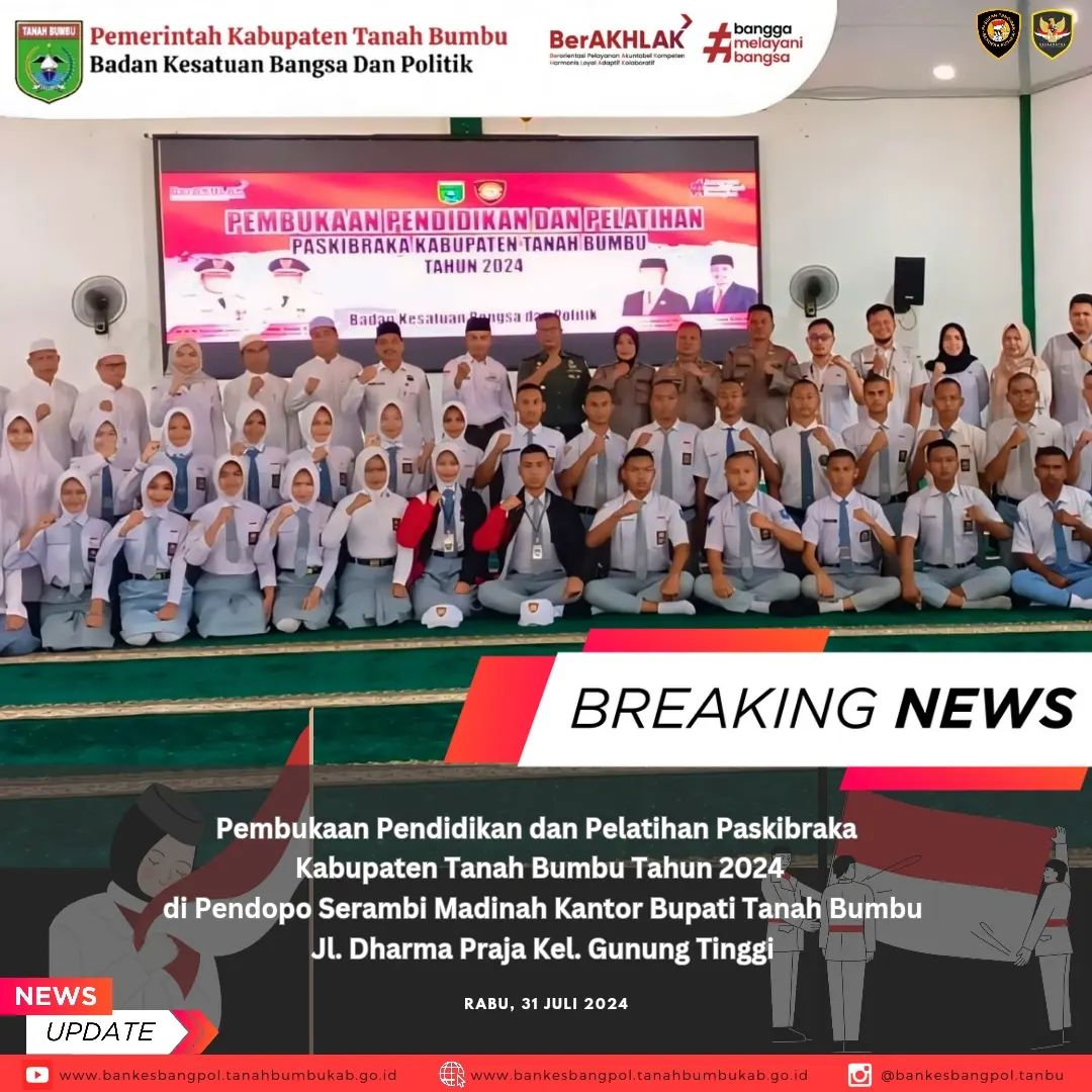PEMBUKAAN PUSDIKLAT CAPASKA 2024 KAB. TANBU