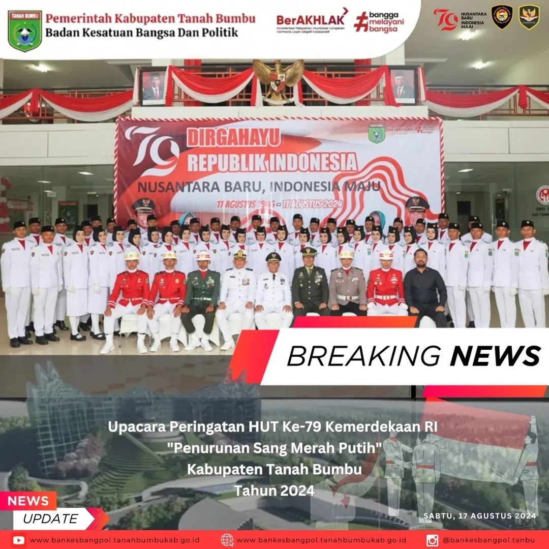 PENURUNAN SANG MERAH PUTIH HUT RI KE-79